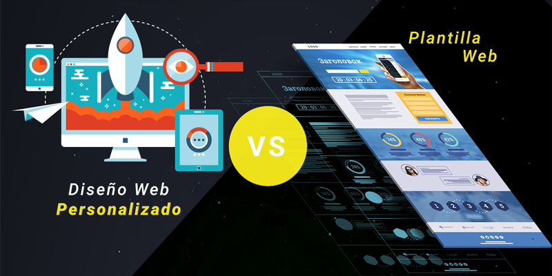 diseño web personalizado vs plantilla web, cual es la mejor opción